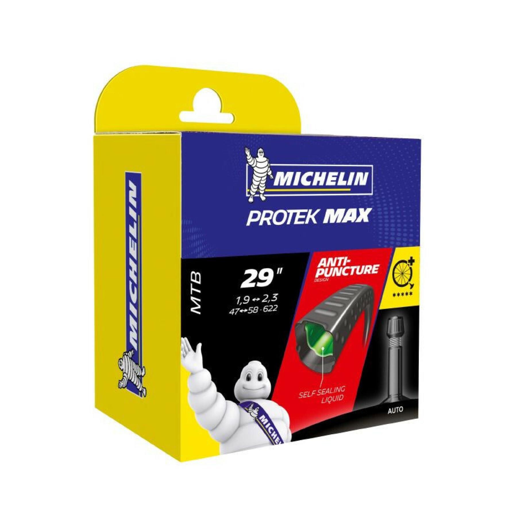 Schlauch Schraderventil mit Pannenschutzflüssigkeit Michelin protek Max 29 x 1.85