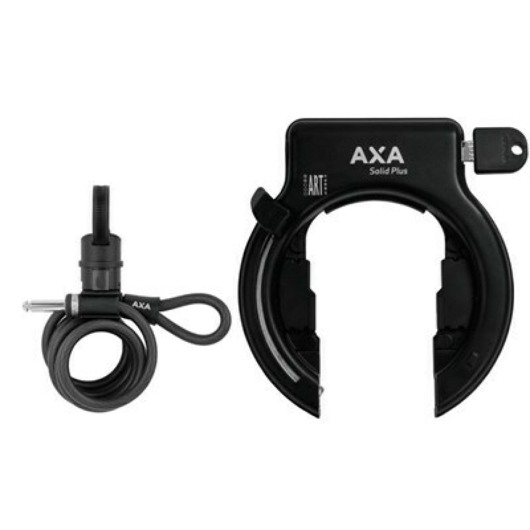 Rahmendiebstahlschutz + Befestigung Axa Solid Plus 58mm