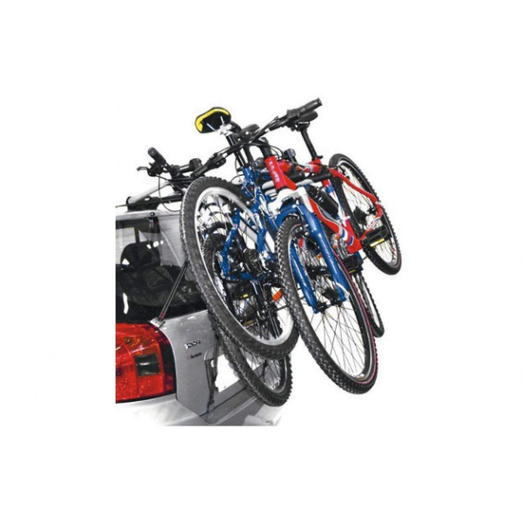 Kofferraum-Fahrradträger für 3 Fahrräder mit Stellplatz in Folie verpackt Peruzzo Verona 45 kgs
