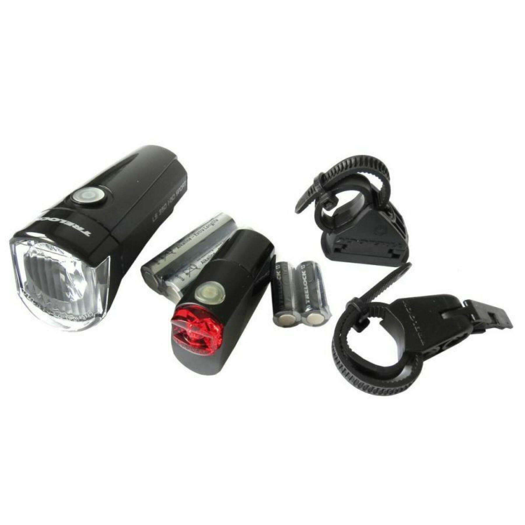 Batterie-Beleuchtungssatz Trelock i-go sport ls350 + ls710 reego