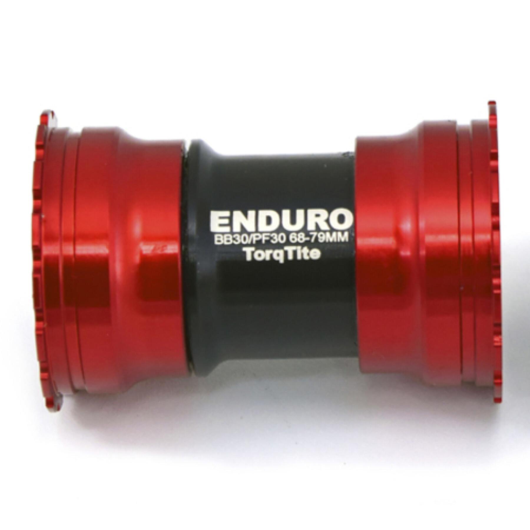 Tretlager Enduro Bearings TorqTite BB A/C SS-PF30-30mm-Red