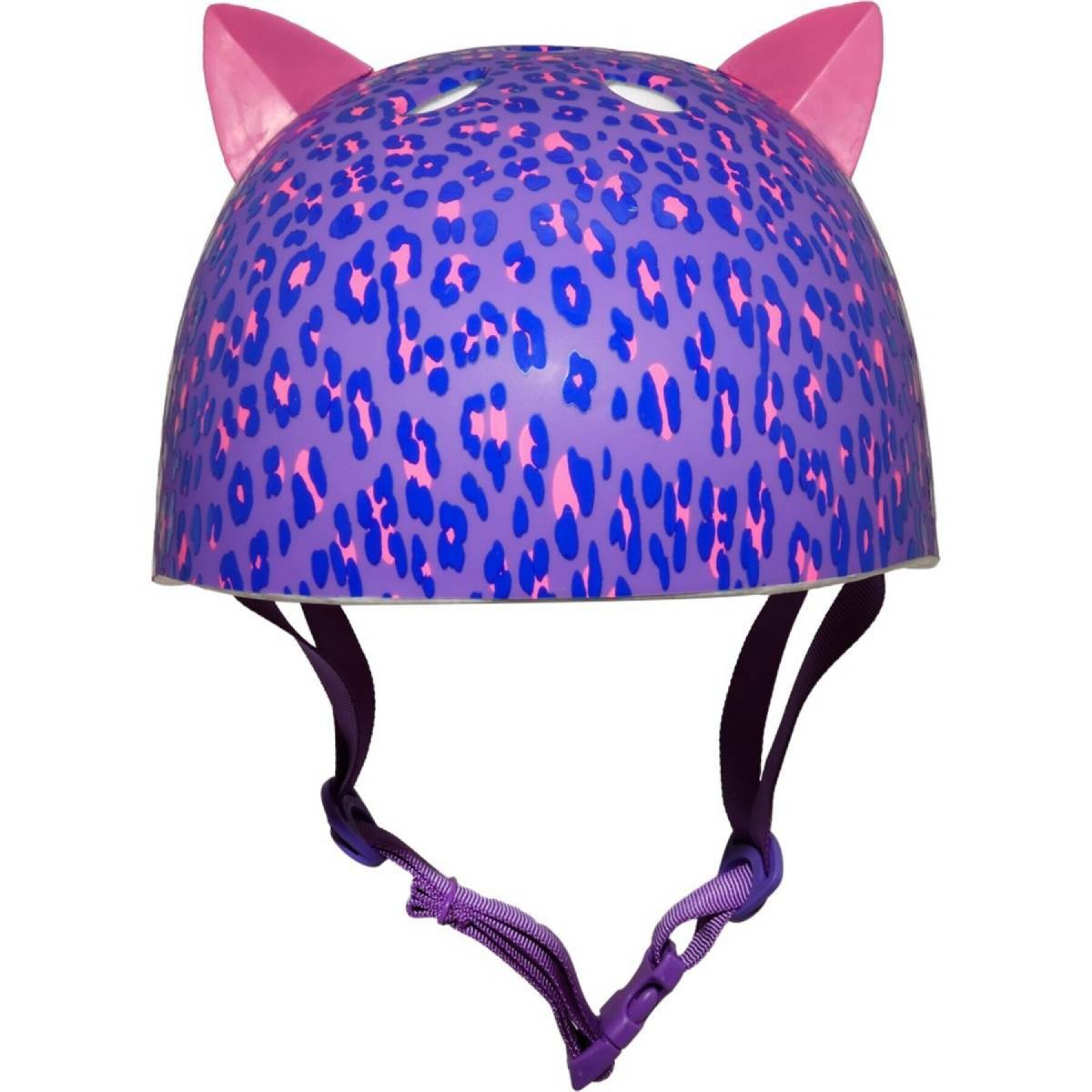 Kinderfahrradhelm Cpreme Leopard Kitty Purple