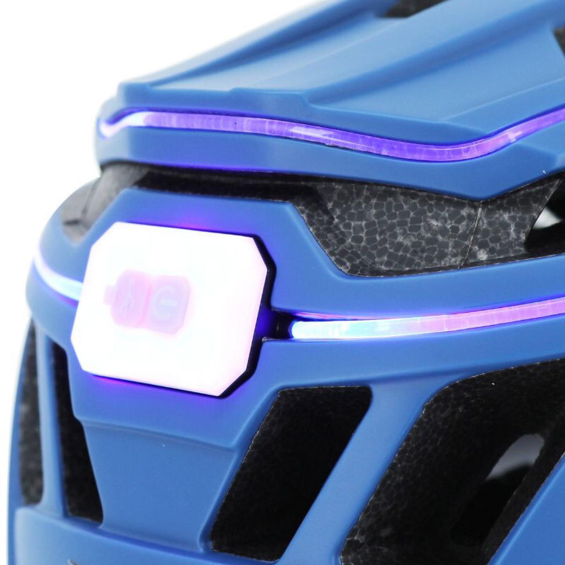 Fahrradhelm mit 360°-Beleuchtung mit Einstellungsrädchen Gist Luxo In-Mold