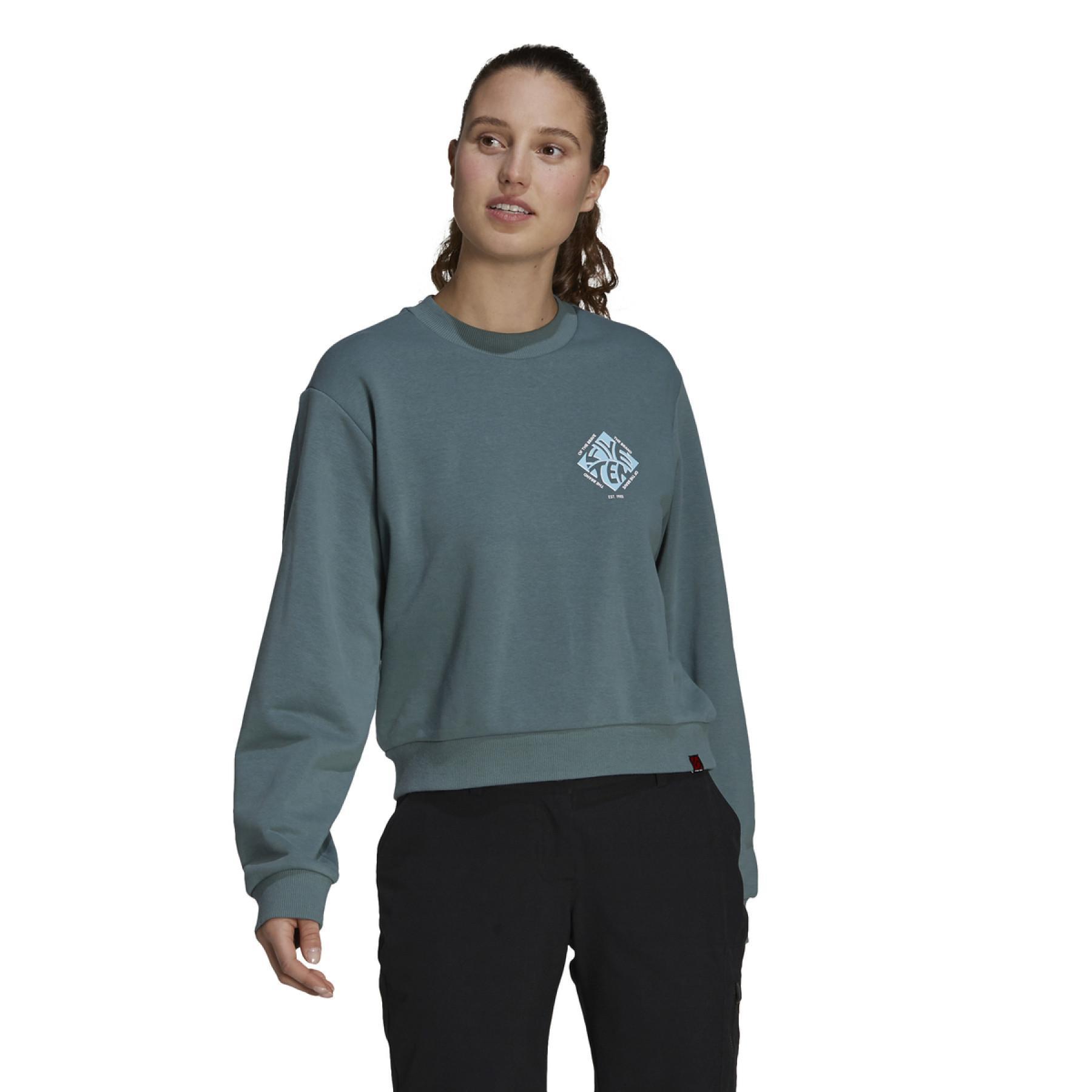 Kurzes Damen-Sweatshirt adidas 5.10 Women