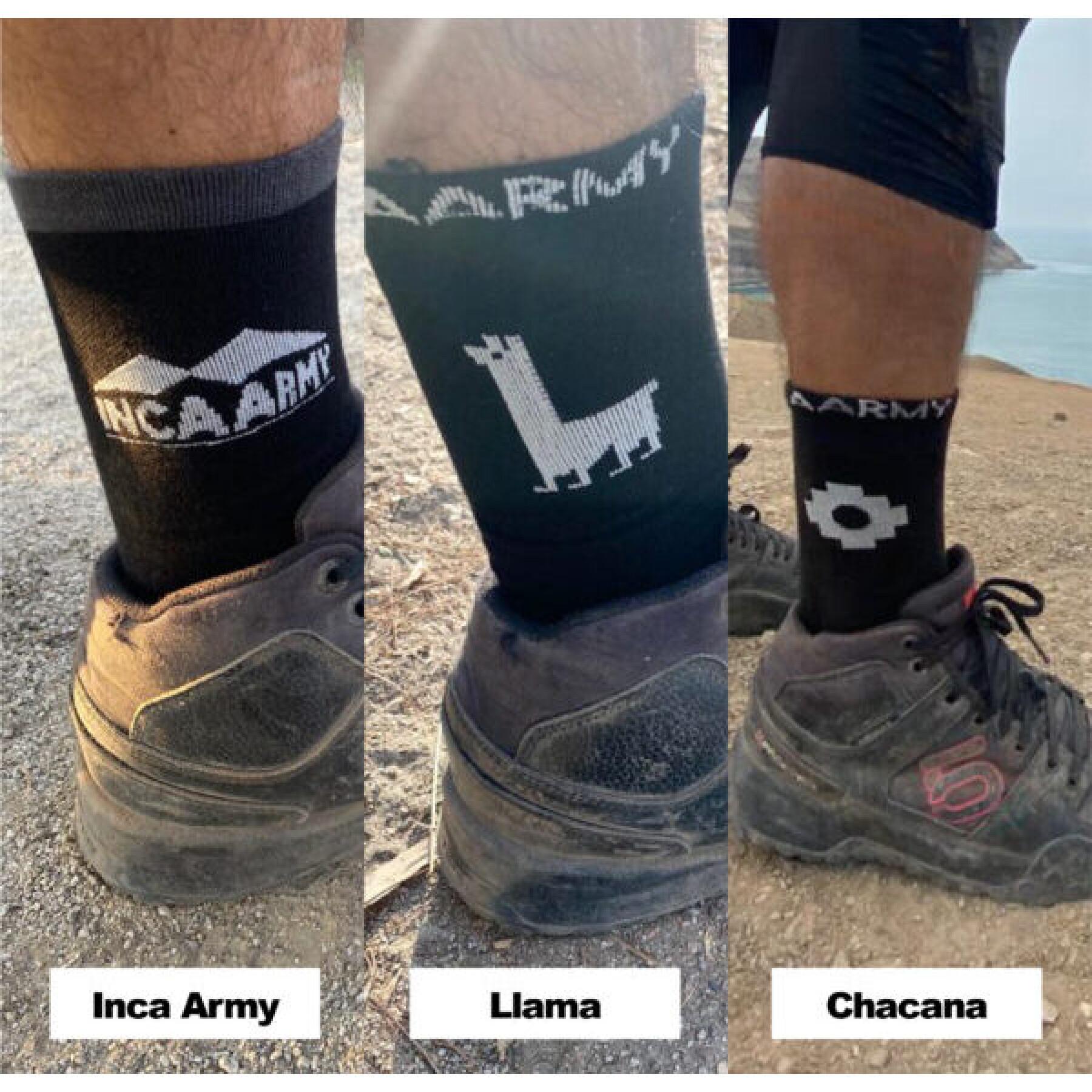 Socken Inca Army Llama