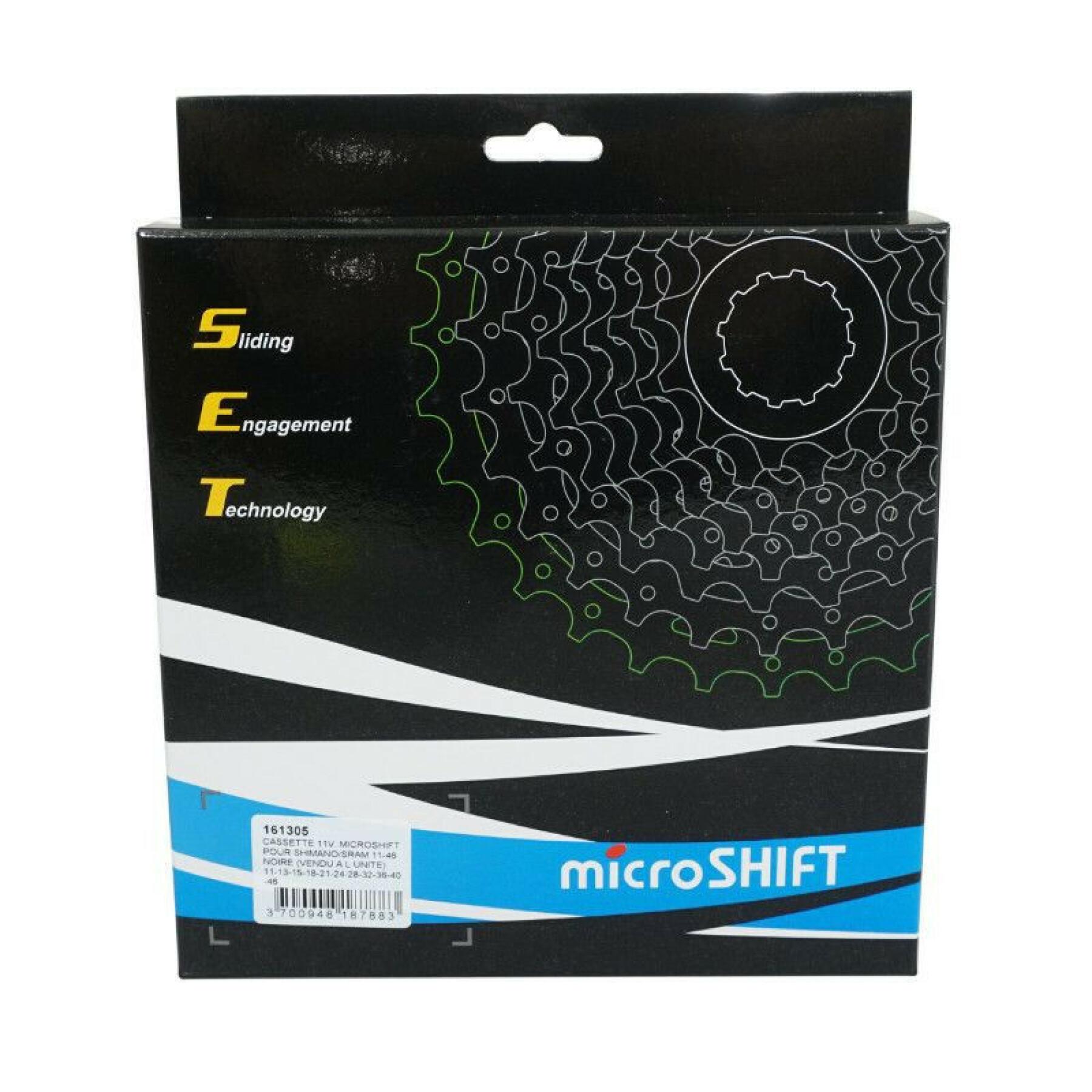 MTB-Kassette Microshift Shimano-Sram 11 v 11-46 T