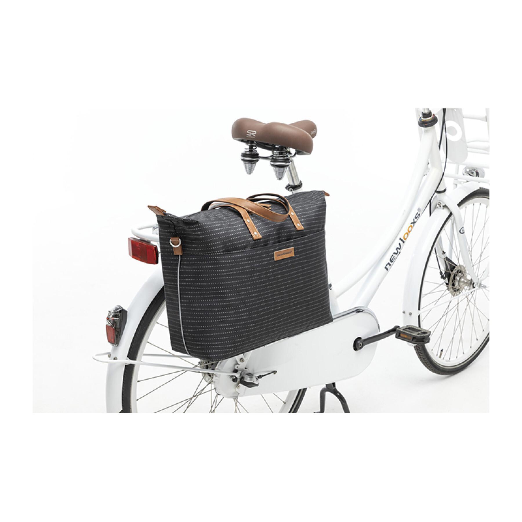 Wasserdichte Fahrradgepäckträgertasche aus Polyester mit Reflektoren New Looxs Tendo Nomi