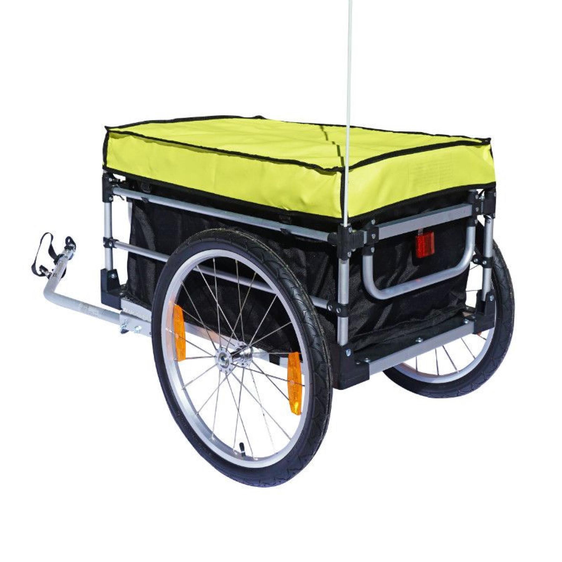 Utility-Fahrradanhänger mit Hüllen mit Rädern 20 ''Radachsenbefestigung - Montage rapide ohne Werkzeug P2R