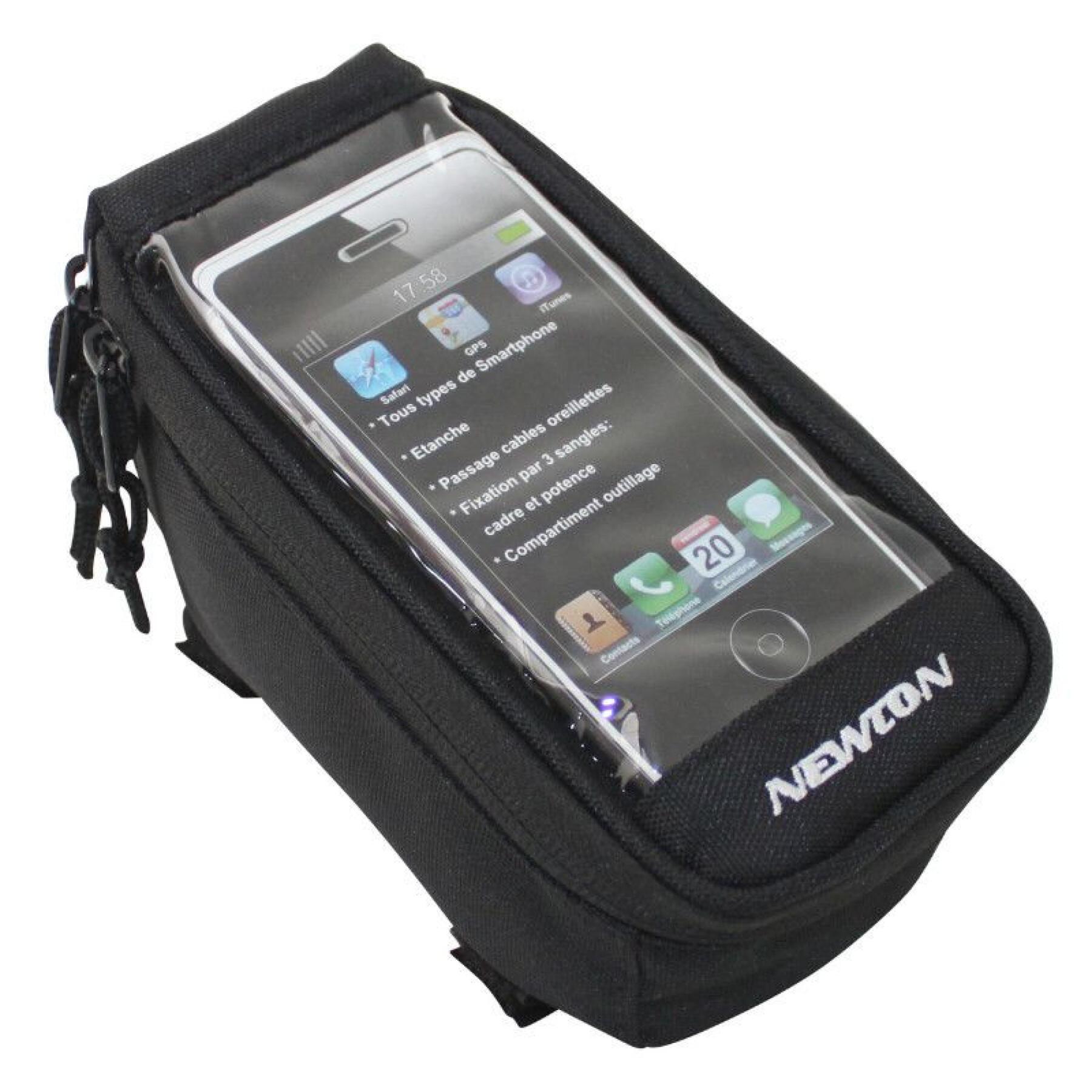 Fahrrad-Smartphone-Rahmentasche für Mobiltelefon - i-phone Klettverschluss P2R 17 x 9 x 7 cm