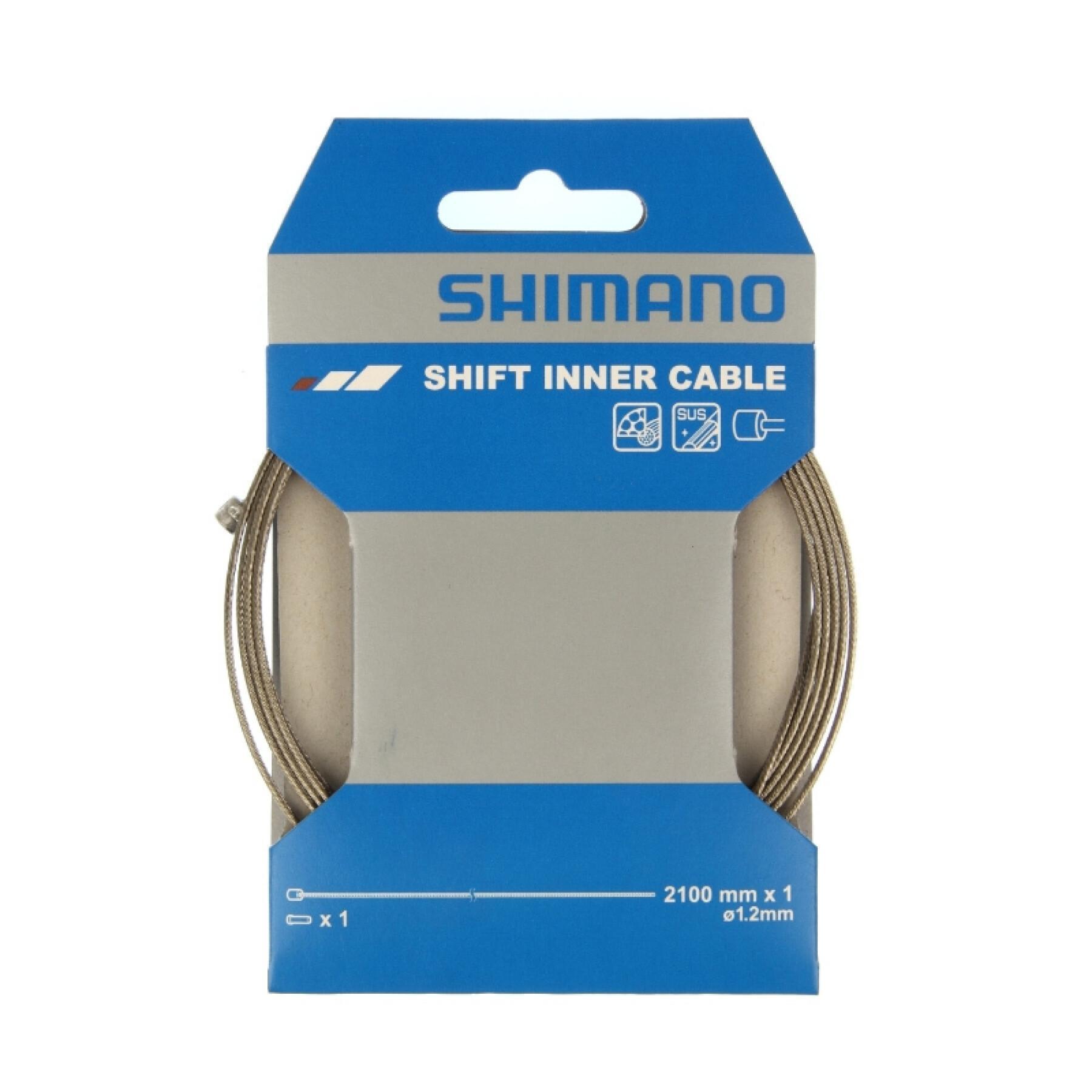 Rostfreies Kabel für das hintere Schaltwerk Shimano Sus