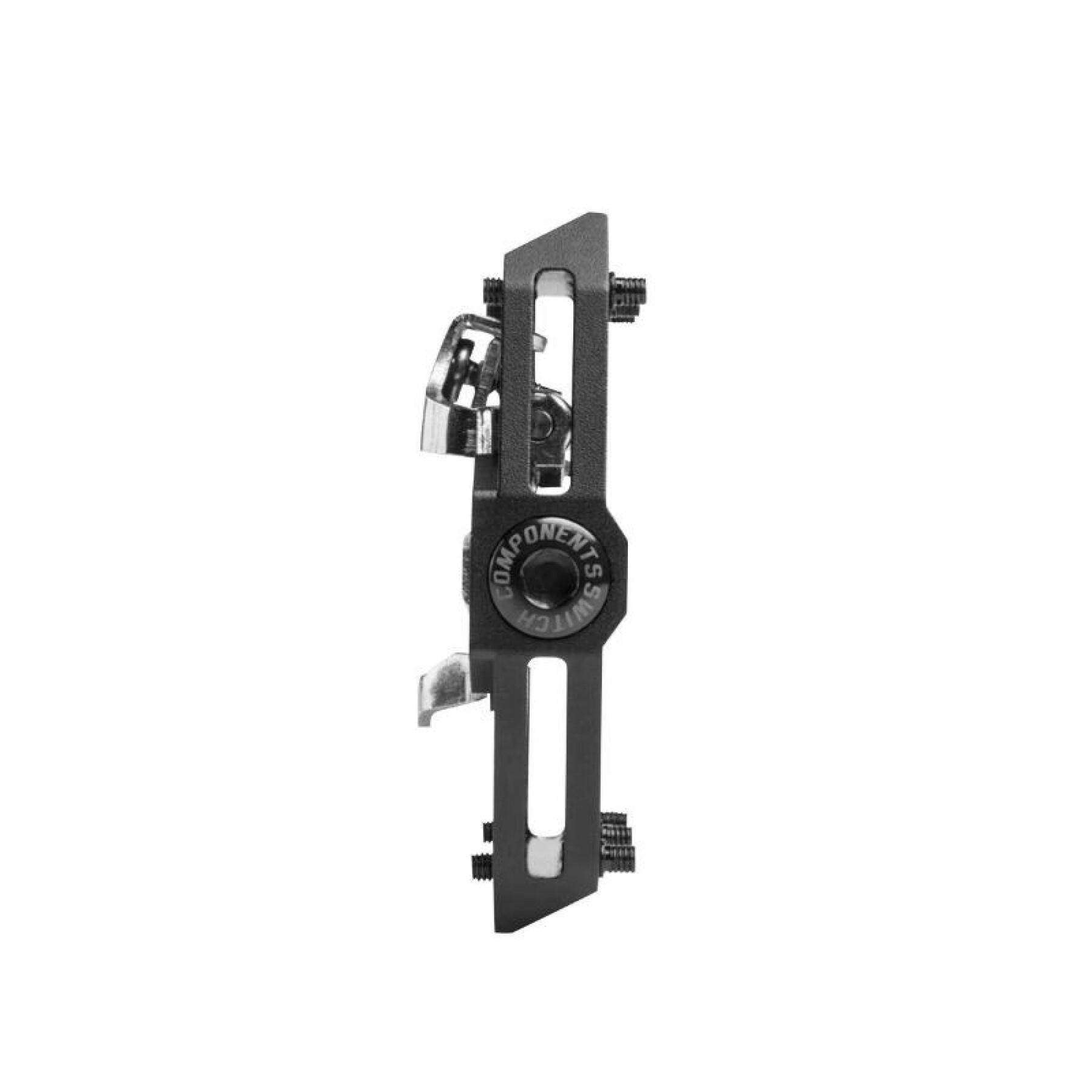 Pedalpaar gravel - plate automatique ou standard alu Switch Cnc (Shimano Spd)