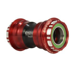 Tretlager Enduro Bearings TorqTite BB A/C SS-PF30-24mm-Red