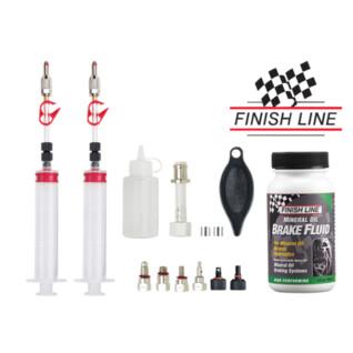 Entlüftungsset Jagwire Workshop Pro Mineral Bleed Kit-With Finish Line Mineral oil 120ml
