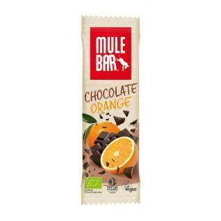 Lot von 15 Ernährungsriegeln Schokolade Orange Mulebar 40g