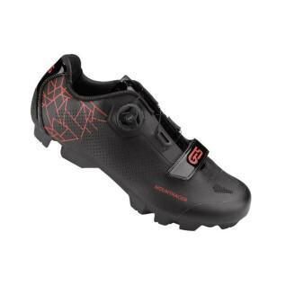 Paar Schuhe Boa-Velcro-Bindung kompatibel mit Spd Ges Mountracer2