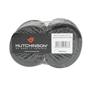 Fahrradschlauch Standardventil Hutchinson 40 mm (x2)
