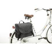 Fahrradgepäckträgertasche wasserdicht Polyester reflektierend New Looxs Mondi joy