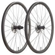 Satz von Gravel Bike Disc Laufrad Carbon Reifen ohne Schlauch Deda Trenta2 Centerlock Sram XDR