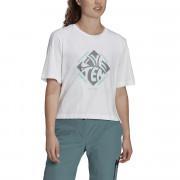 T-Shirt Frau Adidas Five Ten Cropped GFXWomen
