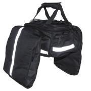Fahrrad-Hinterradtasche mit Brückenbefestigung und Gepäckträger mit wasserdichten Klettverschlusstaschen auf beiden Seiten Newton N1 30 x 17 x 13 cm