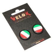 2er-Set Lenkerstopfen für Straßenfahrräder Velox Doming Italien